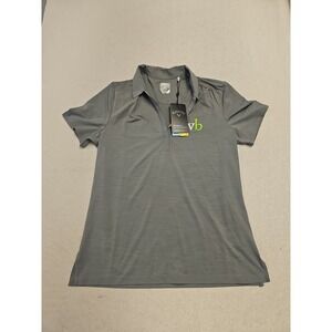 NWT Callaway Women's Opti-Dri Golf Polo Size Med Gray UPF 50 Sun Protection